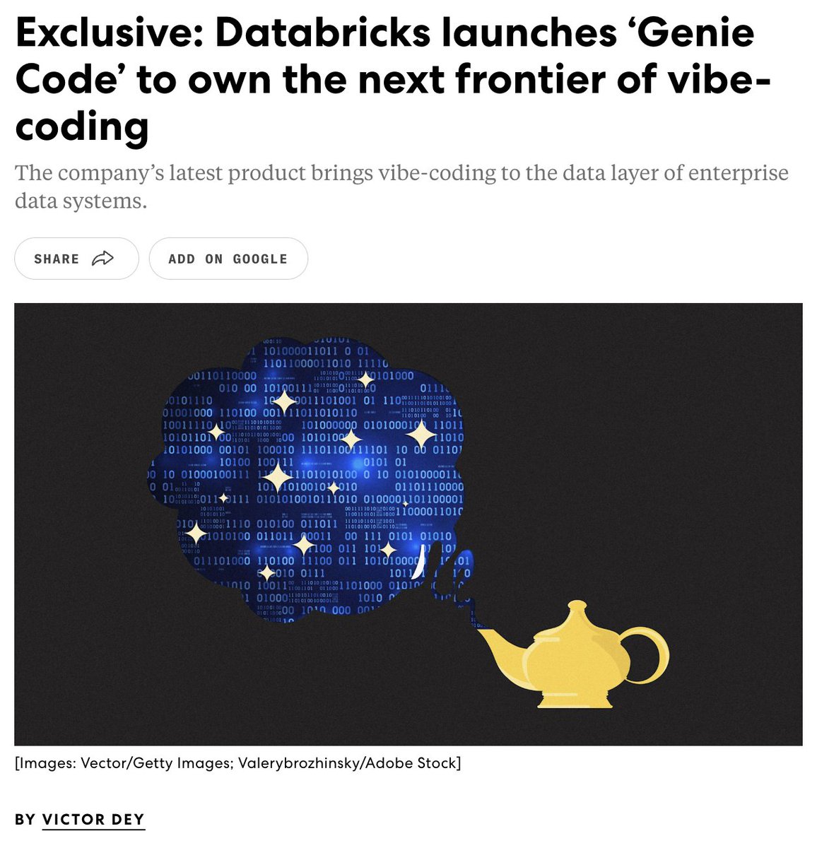Databricks tweet media