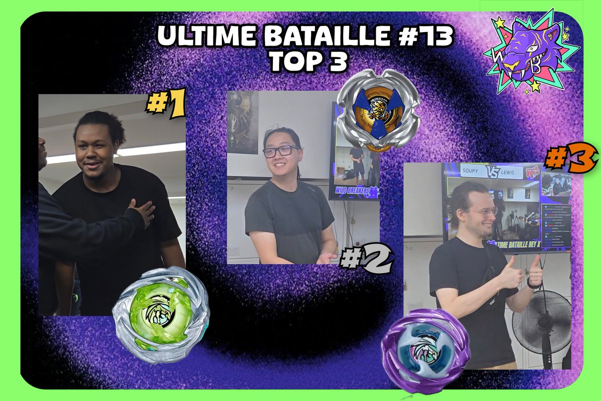 Merci à tous d’avoir répondu présents pour l’Ultime Bataille 13, et félicitations au podium !
À très vite pour la prochaine édition, en attendant voici quelques chiffres sur les blades représentés pour ce format, qui s’est finalement avéré plutôt équilibré !