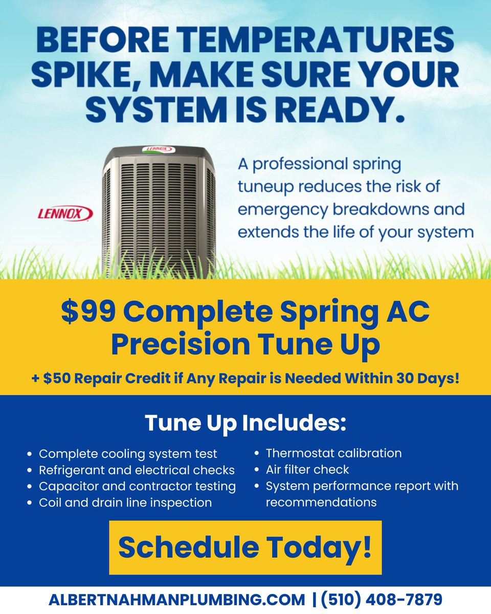 Albert Nahman Plumbing, Heating, and Cooling tweet media