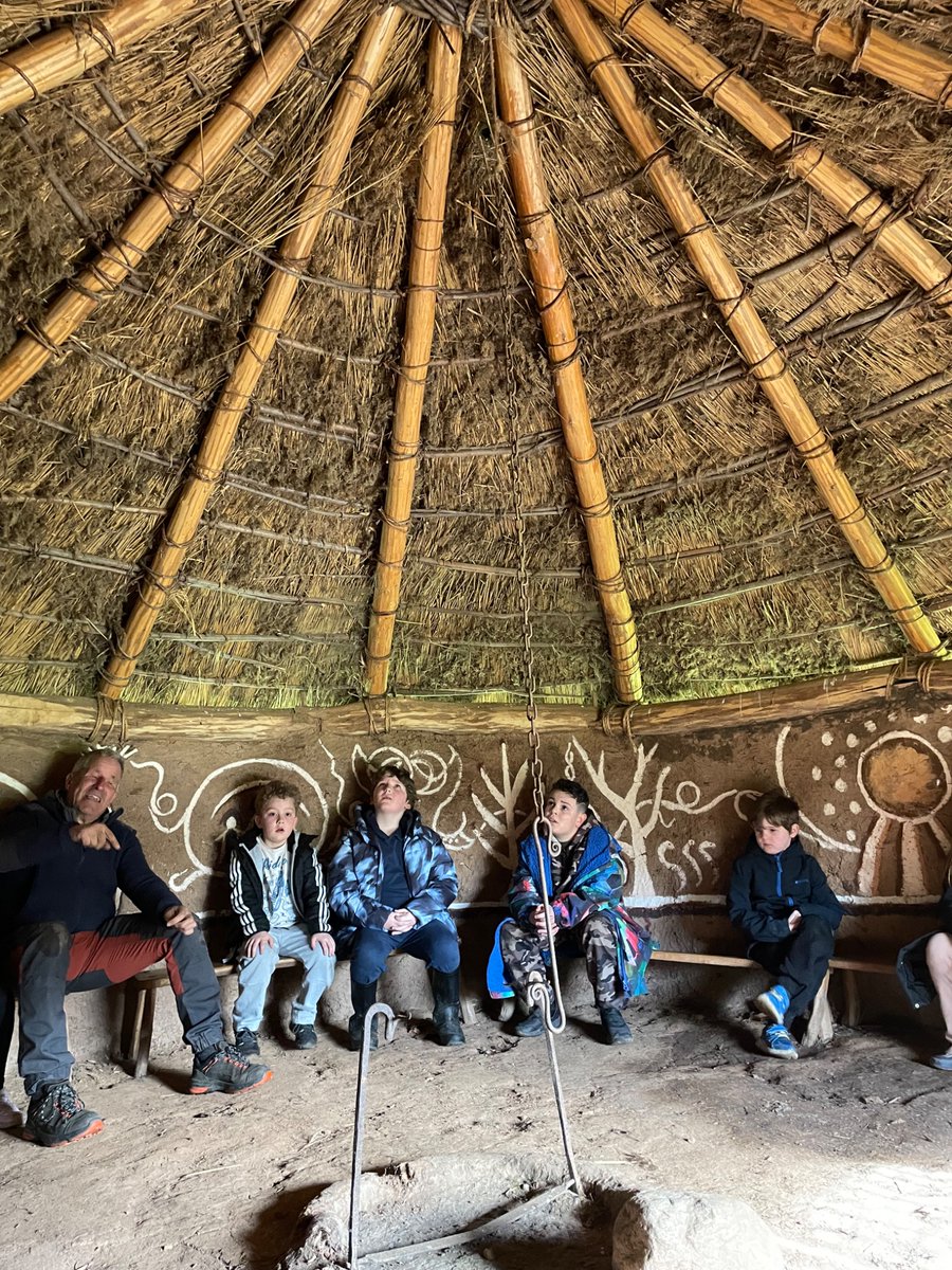 StEdwards_C3's tweet photo. We have even been inside a roundhouse, just like people would have lived in during the Iron Age. https://t.co/HweOvgr7UT
