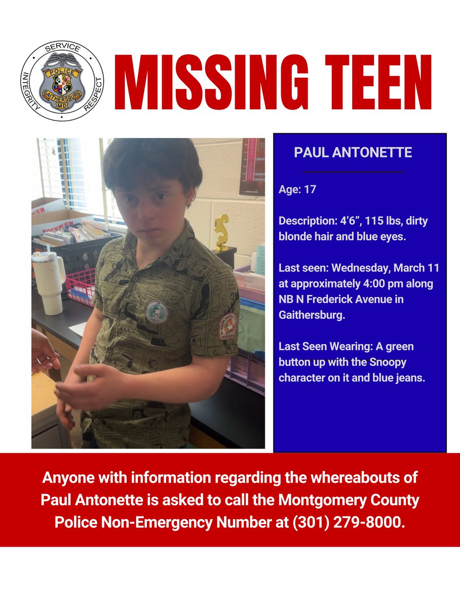 Gaithersburg Police tweet media