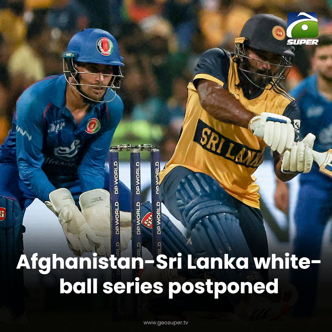 geosupertv's tweet photo. Series shelved! 👀
Read More: https://t.co/Ec7Dbady57
#AFGvSL https://t.co/Z9rsIswncx
