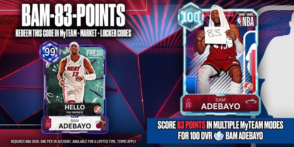 NBA2K26 Locker Codes tweet media
