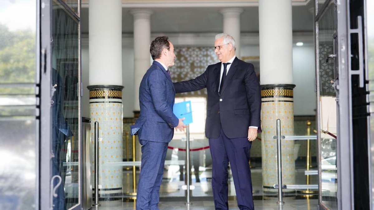 Inspiring &amp; forward-looking discussion with H.E. Mr. Nizar Baraka, Minister of Equipment and Water of Morocco #International Conference on #African Lakes (UM V, July 2026) #coastal aquifer of #Rhiss-Nekkor Al Hoceima #World Water Day #early warning systems for droughts &amp; floods