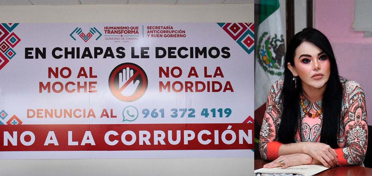 La Secretaría Anticorrupción y Buen Gobierno, dirigida por la mtra. Ana Laura Romero Basurto, fortalece canales de denuncia con la puesta en marcha del Call Center de la campaña “No moches, no diezmos y no mordida”, herramienta que permite reportar cualquier acto indebido.