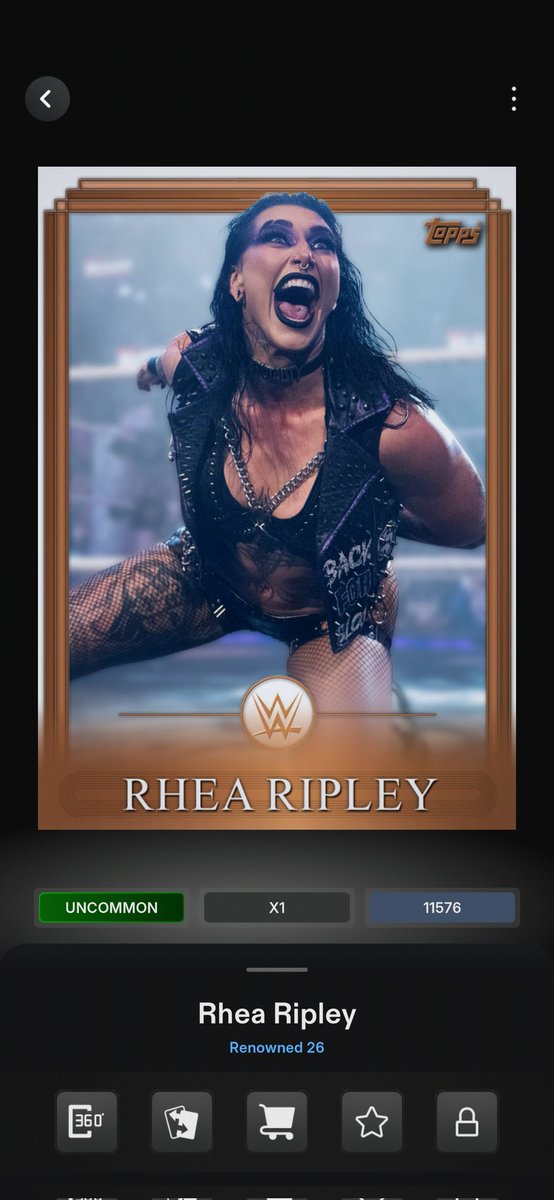 rachael14412707's tweet image. New cards of @RheaRipley_WWE #toppsslam
