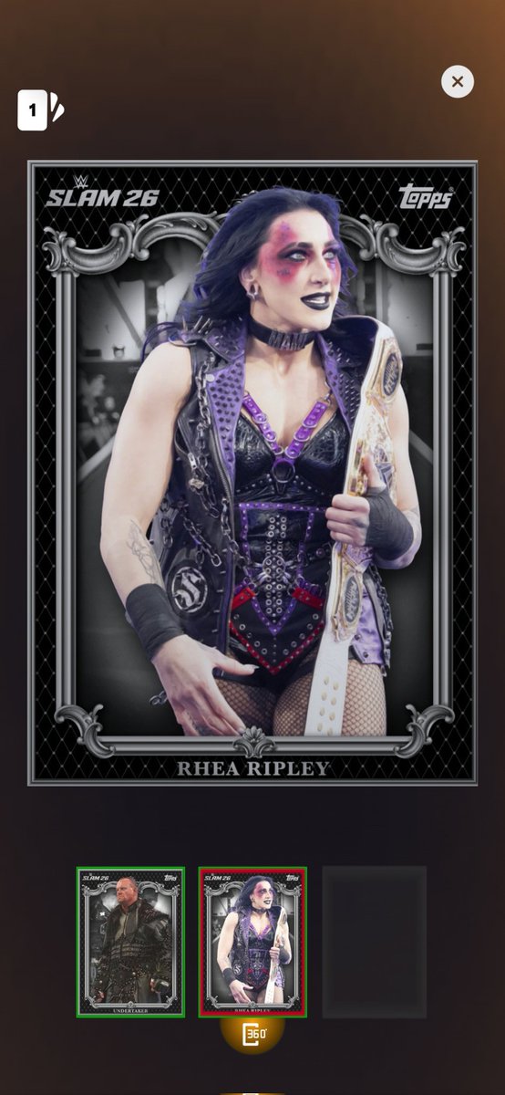 rachael14412707's tweet image. New cards of @RheaRipley_WWE #toppsslam