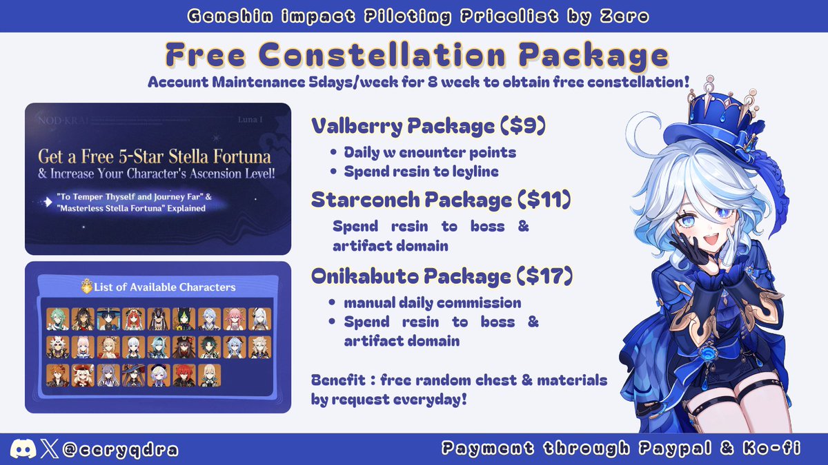 zero +50 Proofs 🦋 Genshin & HSR Pilot tweet media