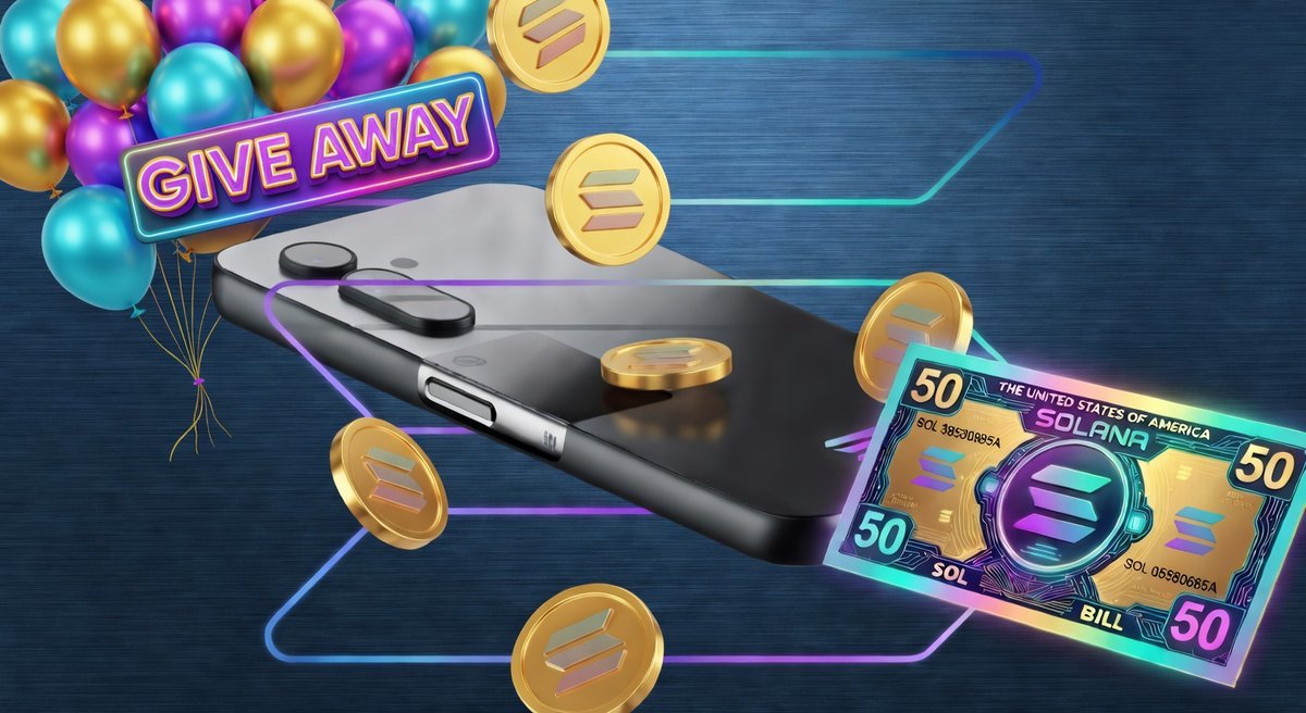 🎉Give away in 24H 
🎁$50 to one lucky follower

  + sending  <a href="/solanamobile/">Seeker | Solana Mobile</a>  $SKR tokens to 50 random wallets in the comments !!!