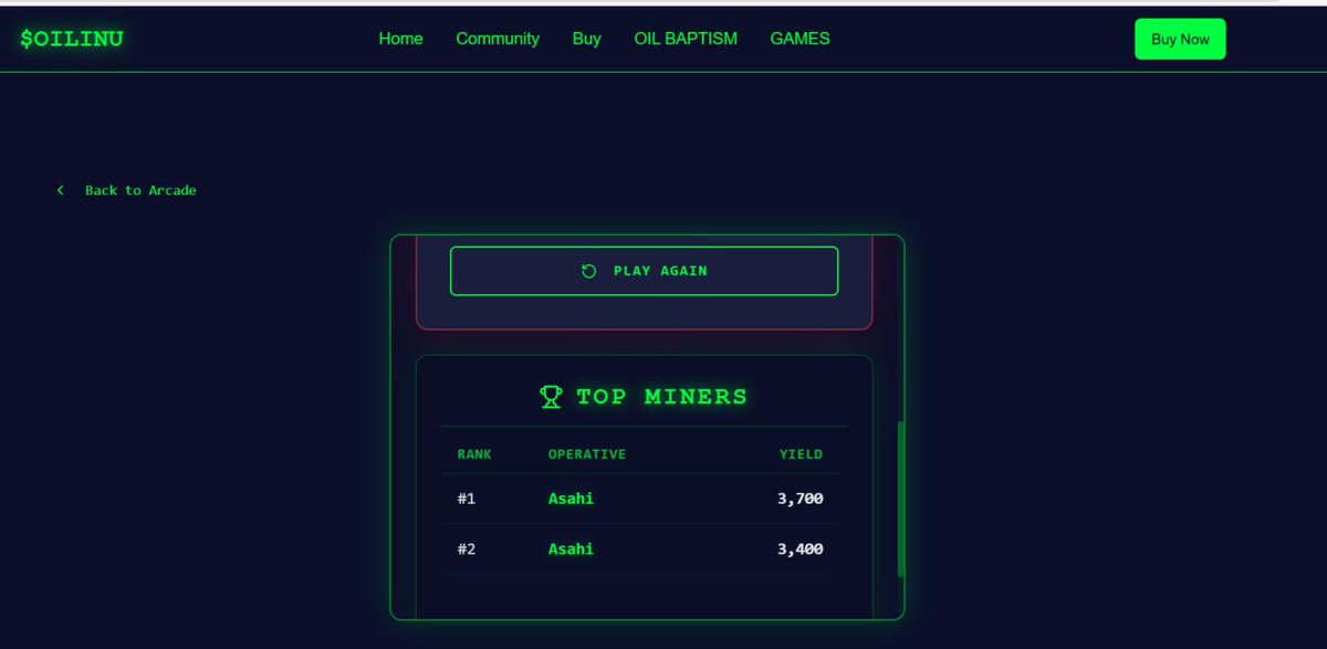 Oil Inu CTO tweet media