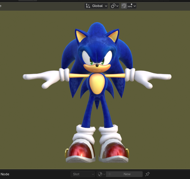 Sonic 5 Rigs my personal idea for sonic's proportions rig by @dokatzo