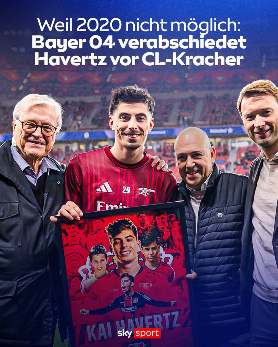 SkySportDE's tweet image. Schöne Bilder vor dem Anpfiff in Leverkusen! 👏 ⚽ 

#SkySport #UCL #Havertz #ChampionsLeague