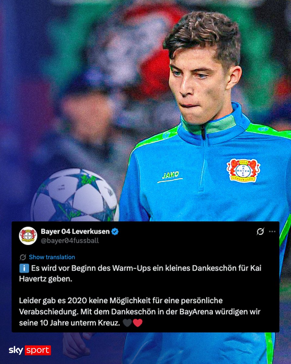 SkySportDE's tweet image. Schöne Bilder vor dem Anpfiff in Leverkusen! 👏 ⚽ 

#SkySport #UCL #Havertz #ChampionsLeague