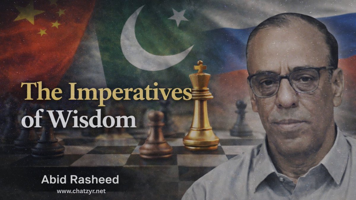 ChatzyrNews's tweet photo. The Imperatives of Wisdom | ChatZyr 
Read More : https://t.co/9sX14Og3Tc 

#Pakistan #Irán #china https://t.co/obmR9QxhMO