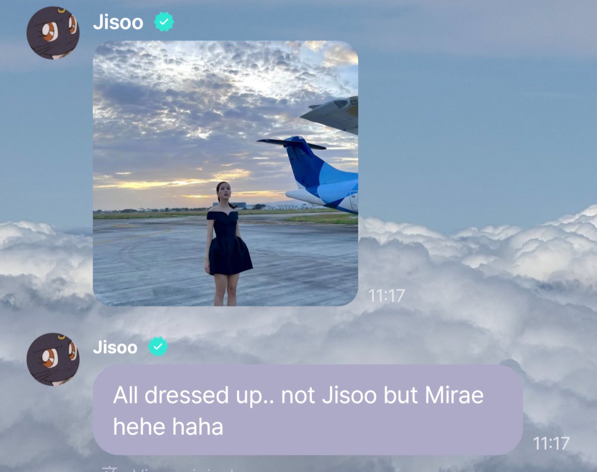 JISOOBPMEXICO's tweet photo. 💬 JISOO en chat

🐰 Todavía tengo como 100 fotos más
🐰 Por favor vean muchas veces a Mirae
🐰Un pro patinador hizo las escenas ⛸️

👤 No puedo esperar a tu album
🐰No usaré 250 outfits pero esperenlo con ansias 🥰🤣🤣

🐰Quería hablar antes de irme a dormir https://t.co/B6qpNrivbf