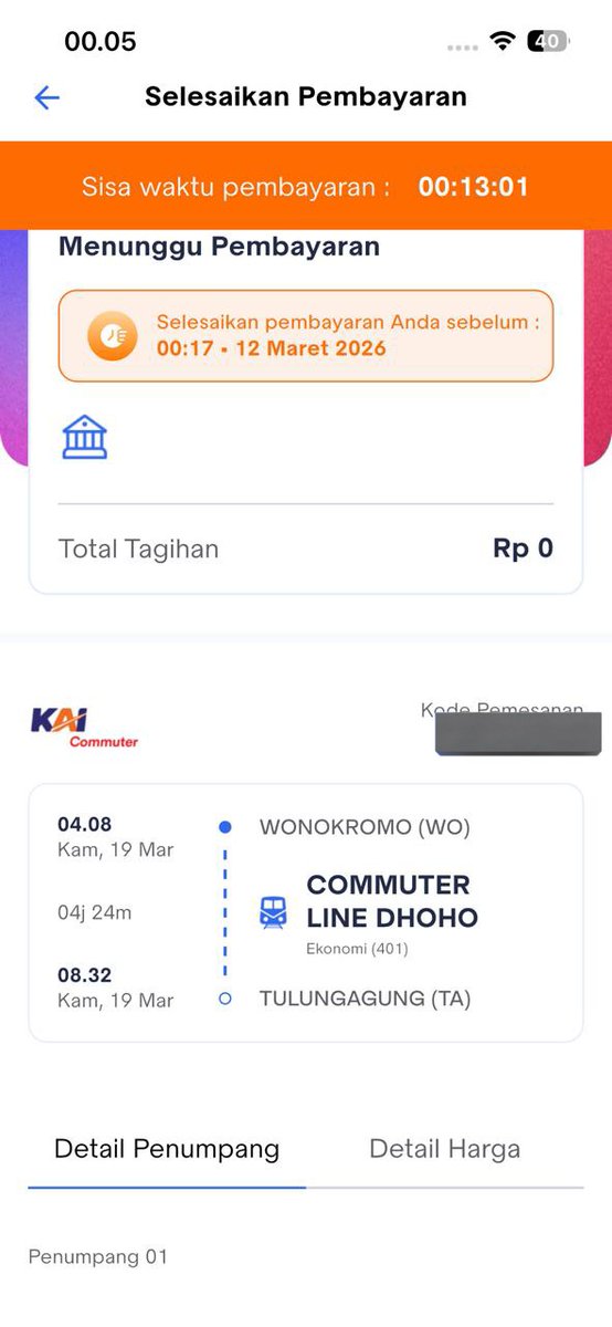 frdnrzhh's tweet photo. @CommuterLine @KAI121 min ini aku udah bayar tapi kok menunggu pembayaran terus yaa, sekarang waktunya udah abis dan dibatalin otomatis, tapi duitnya ga balik anjirrrr, mana sekarang tiketnya udah abis mau pesen lagi, tai emg kacauuuuuu bikin orang marah ajaaaa  sialannn https://t.co/eLnxXXRYWA
