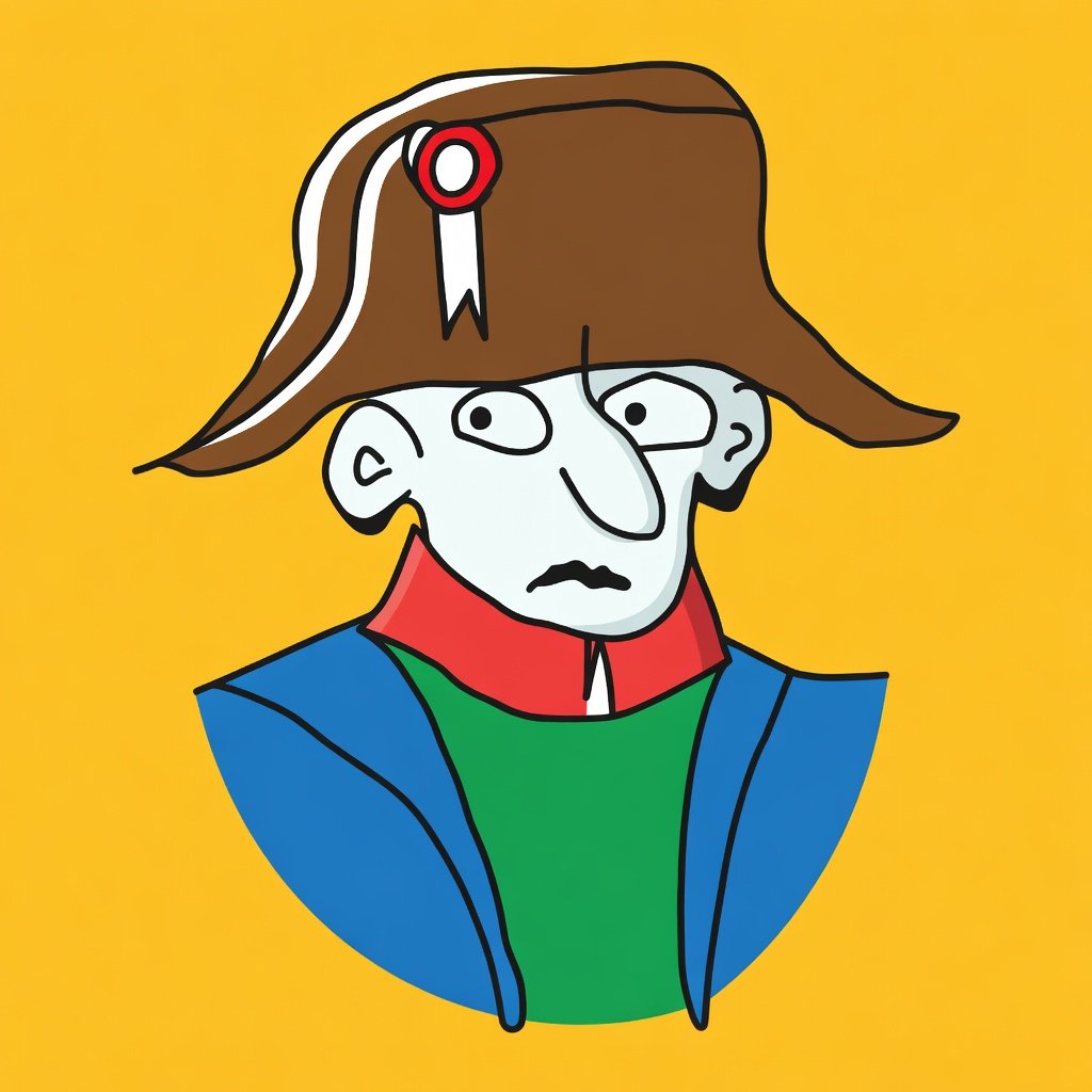 Napoleon 
#Illustration #Sketch #Artist #Art #Creativity #digitalart #art #noAI #drawing #cartoons #characterdesigne