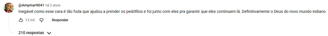 <a href="/gatodemicrofone/">nunes</a> fui dar uma checada e acabei encontrando o melhor comentário do youtube