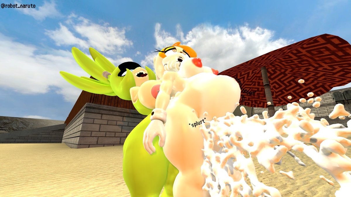 robot_naruto's tweet photo. Beach Fun https://t.co/1mrTbxvgaL