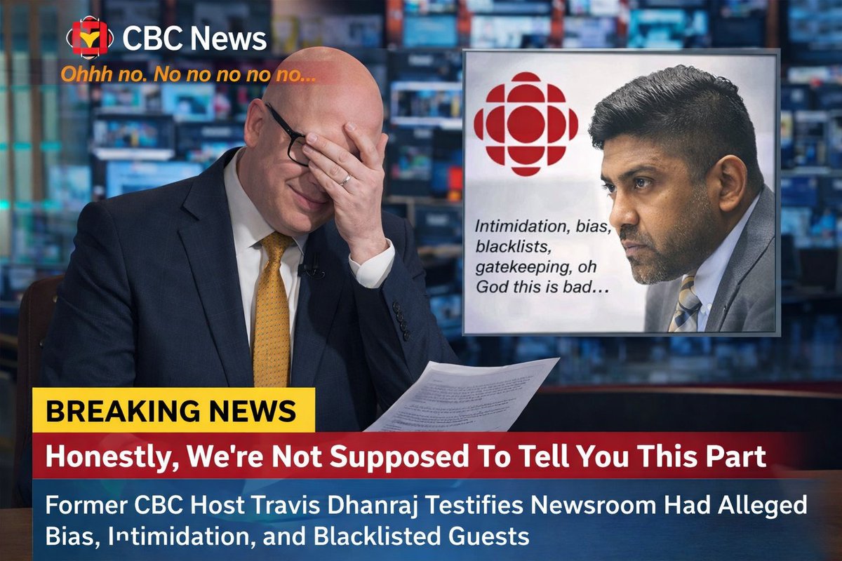 😉SINCE THE CBC DIDN'T COVER YESTERDAY'S COMMITTEE TESTIMONY, PLEASE... ALLOW ME!😂

The CBC Internal Memo That Accidentally Became a News Story: A completely hypothetical mock report that absolutely never aired on CBC but SHOULD have!

OTTAWA — In what sources inside CBC