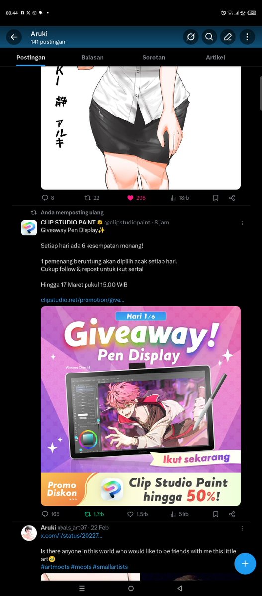 Aruki tweet media