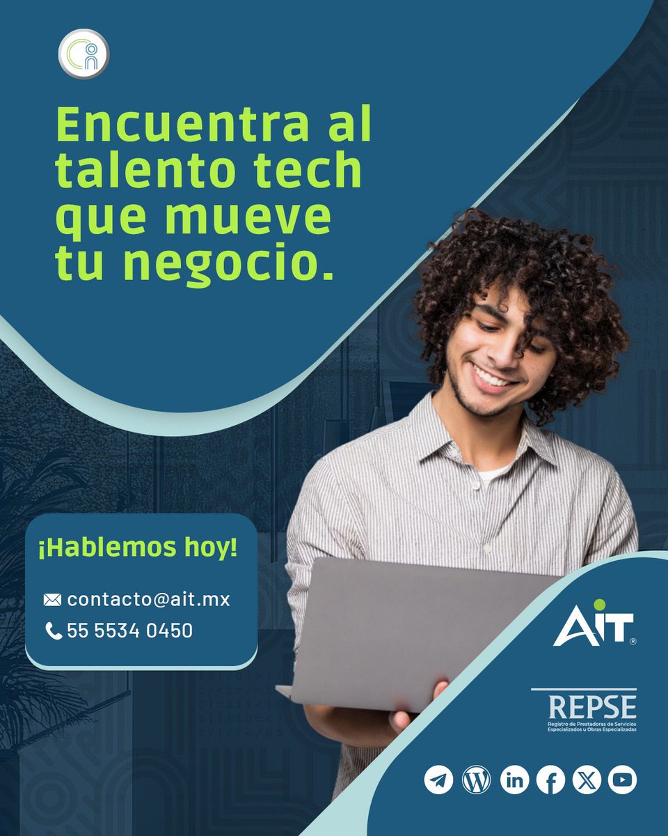aitmx's tweet photo. #ReclutamientoTI | El talento TI estratégico no solo se publica, se busca con precisión.

Haz que el talento correcto marque la diferencia en tus proyectos.

📞 Llámanos hoy: 55 5534 0450

#HeadhuntingTI #TalentoTI #CapitalHumanoTI #HiringTI #GestiónDeTalento https://t.co/2tbJpYdkl4