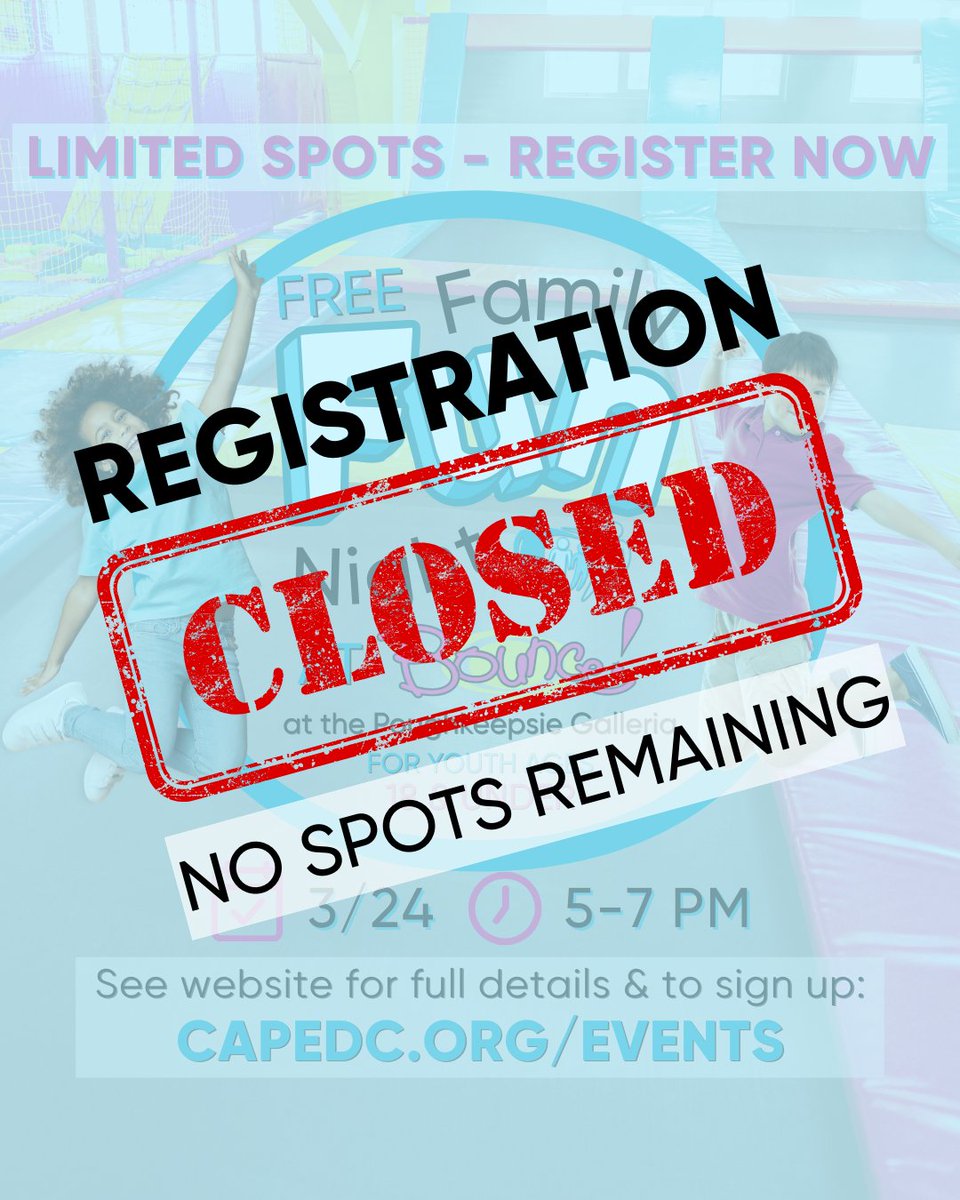 capeofdc's tweet photo. 📢 EVENT REGISTRATION IS NOW CLOSED ⛔ Due to the overwhelming response from the community, our event at Bounce has reached full capacity. We're no longer accepting new registrations. We apologize for any inconvenience, and we appreciate your patience and understanding. https://t.co/PXF2cnZO7c