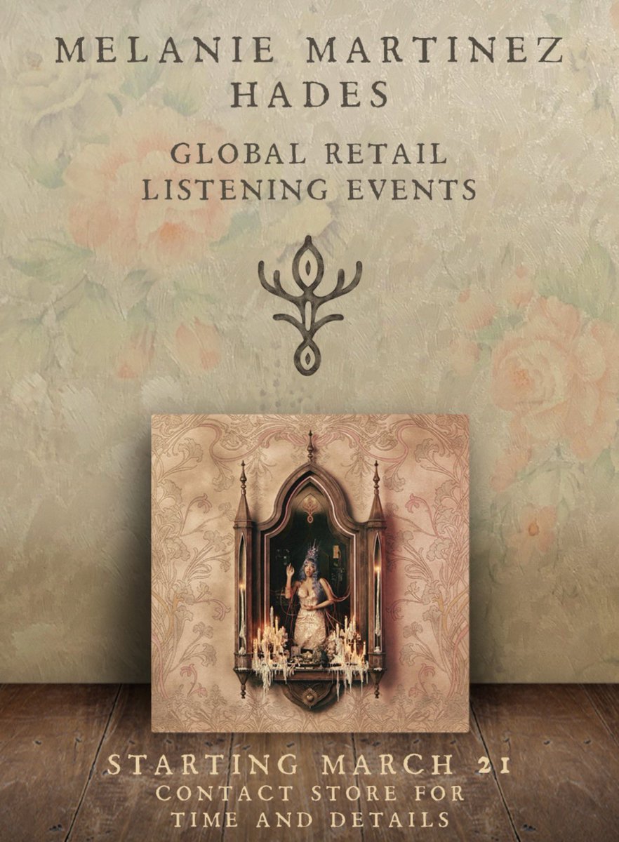 Melanie Martinez fans who attend will most likely get the following merch 

-posters
-laminates
-HADES hoodie as the giveaway prize

© runoutgrooverecords on Instagram