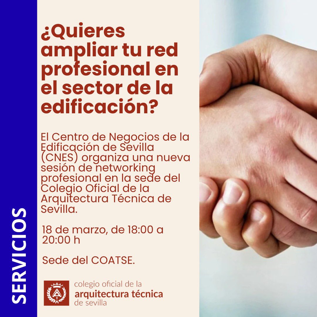 Colegio de la Arquitectura Técnica de Sevilla tweet media