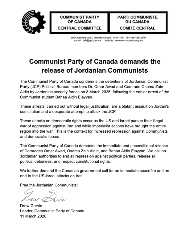 Communist Party of Canada tweet media