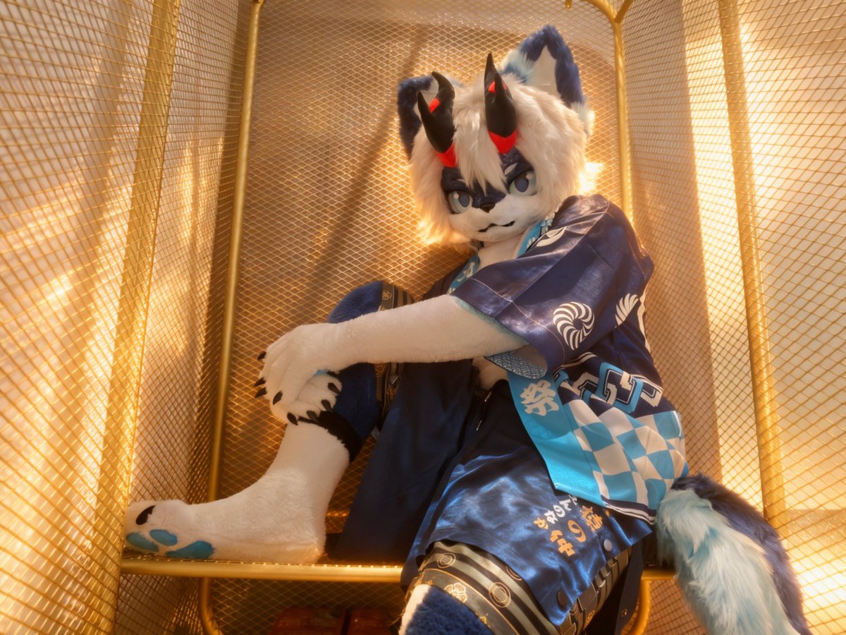 NovaLin2020's tweet photo. 光织成网，我在其中。
锋芒与柔软，皆是归途。
📷：墨白
#furry #fursuit https://t.co/phWKBOt5tp