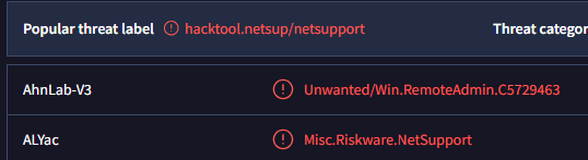 neonprimetime's tweet photo. 10 - Powershell inside MSI downloads a ZIP file from another website

hxxps://applicationhost17[.com/downloads/MS-D2DC127D-084C-44D1-8615-6142396987BB[.zip

11 - The ZIP contains #NetSupportRAT

https://t.co/iauGJwAD5C

6 of X https://t.co/kSwePtgBE0