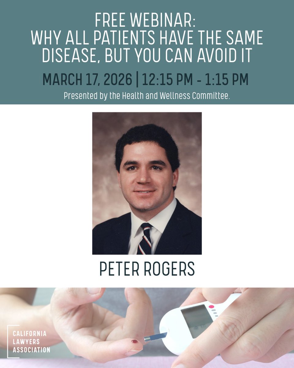 California Lawyers Association tweet media