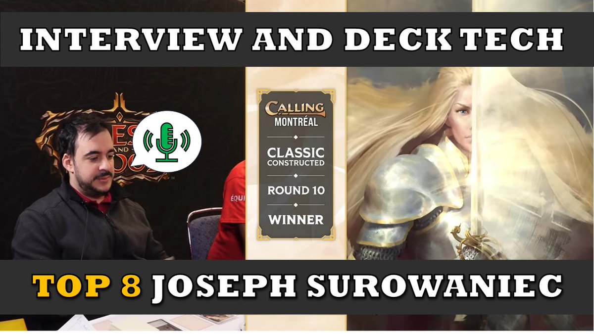 We are joined today with Joseph, who showed us the power of Dori by getting Top 8 at Calling Montréal. He goes over his decklist, a detailed tourny report, and final closing thoughts. Come see how Dori was a secret underdog in this new meta!

youtu.be/OhJDGiO4HQE
