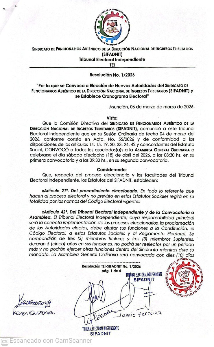 SIFADNIT PARAGUAY🇵🇾 tweet media