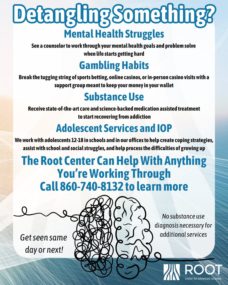 Root Center for Advanced Recovery tweet media