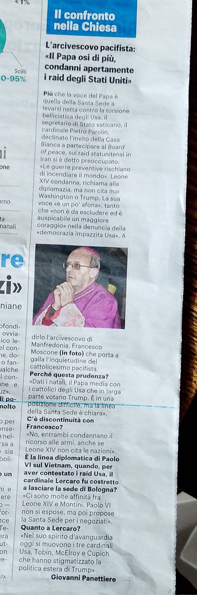 C'è chi chiede di alzare la voce 
#trump #IranWar  #PapaLeãoXIV 

Qn, 11 marzo 2026