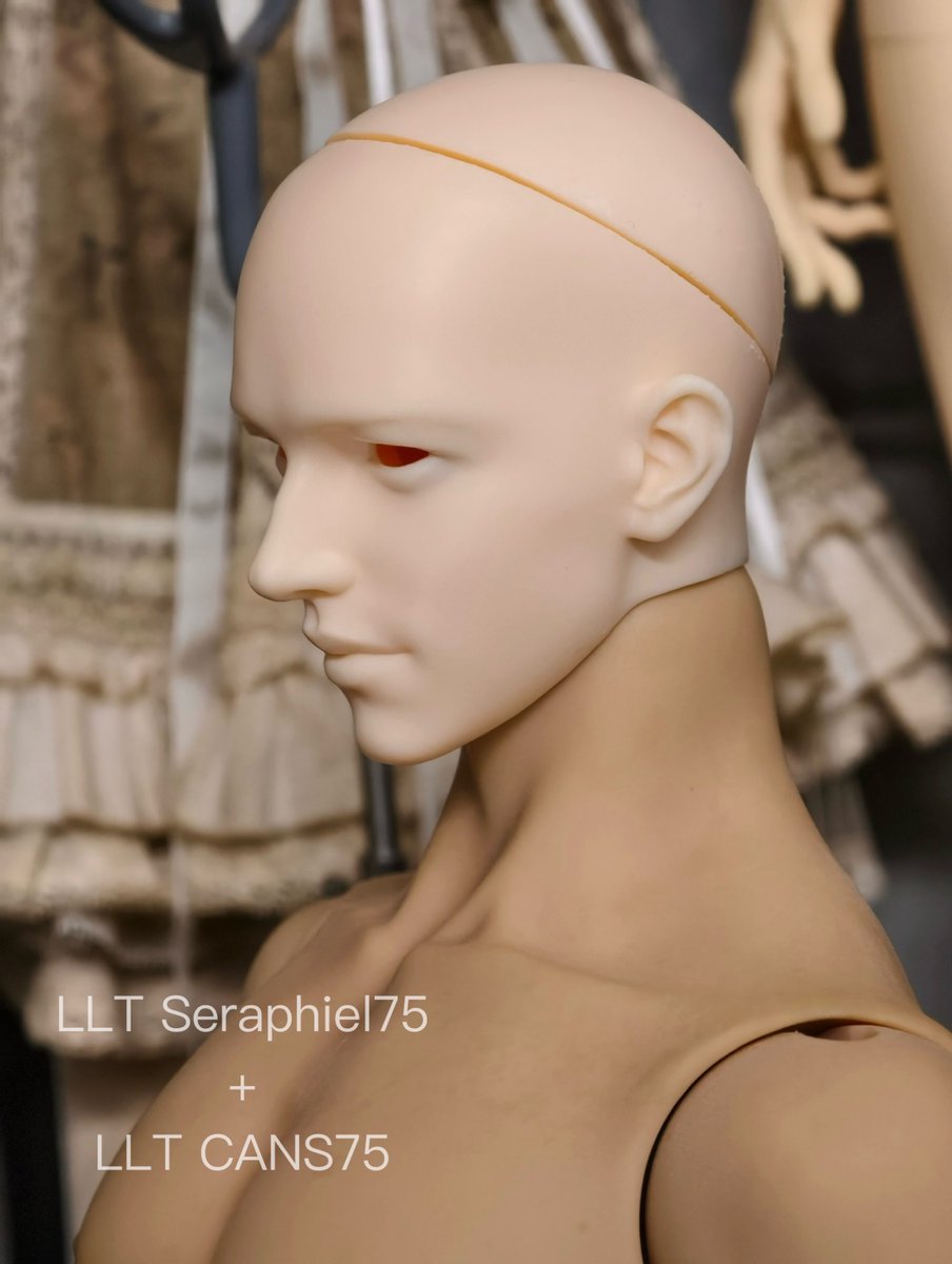 LLTBJD's tweet photo. Also I received some requests for Seraphiel 75, if you want a 75 size Seraphiel, please email us. If the quantity reaches 80, I will start making it (head circumference 21cm, neck circumference 13). It will be last until 15th Apr🥰 https://t.co/4onceWDu4S