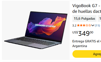 Eltomex56's tweet photo. 🚨NO COMPREN NOTEBOOKS EN ARGENTINA🚨

Conseguí una Laptop a mitad de precio en Amazon, con impuestos y envió
16GB Ram, Ryzen 5700U (8C/16H) 512GB SSD y lector de huellas

🇺🇲$600.000 c/impuestos
🇦🇷$1.500.000

Compren en Amazon y paguen con @TakenosApp  (no les cobran impuestos) https://t.co/xun9wAiFst