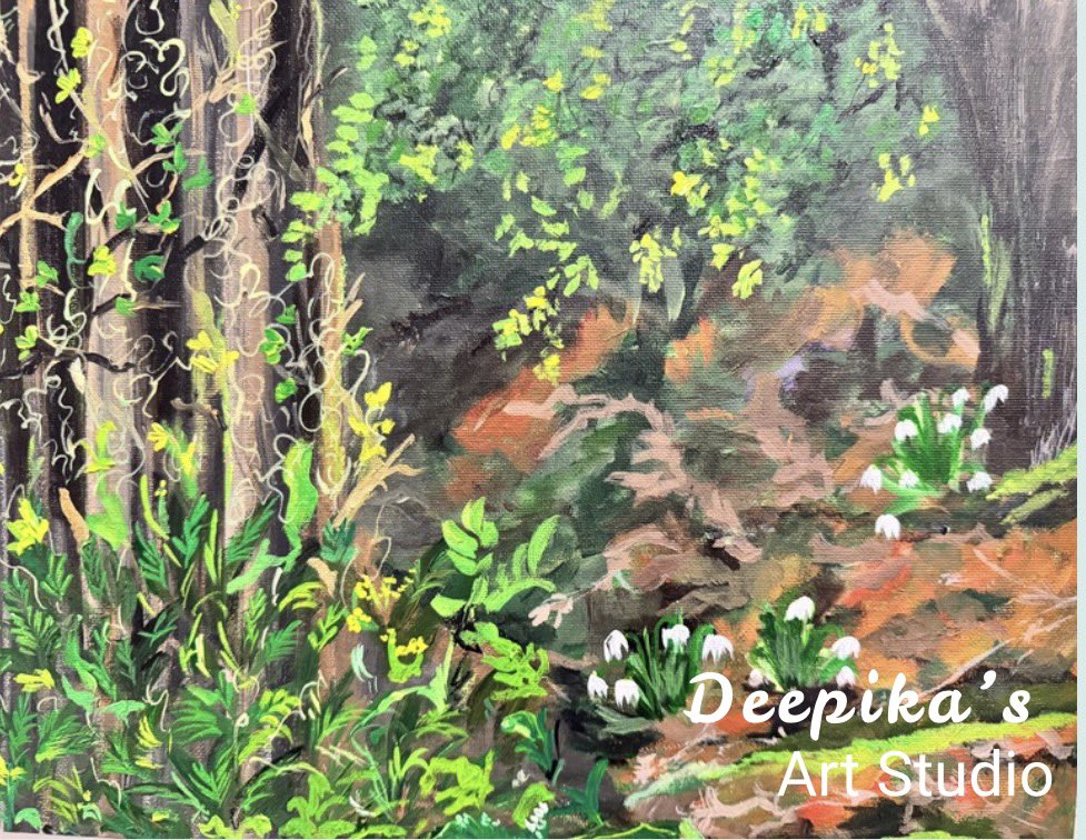 MrhughLthebest's tweet image. “Where the forest holds its secrets”

11x14 - Available for purchase in the US 
Acrylic on canvas 
#landscapeartist #painter #artforsale #supportsmallbusiness #ArtistOnX #happy #forest #snowdrops #vines #myartwork