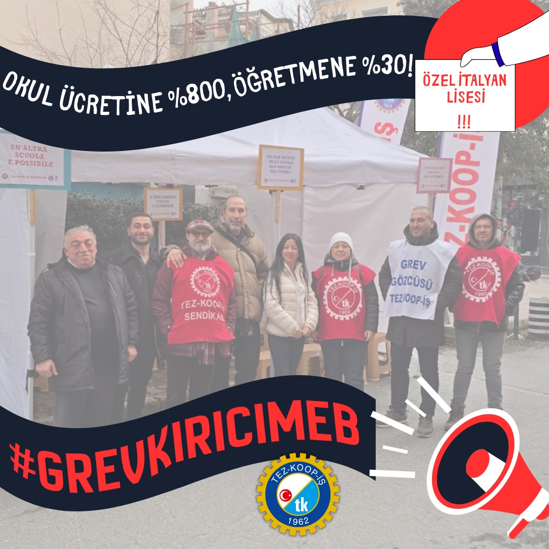 tezkoopissndk's tweet photo. Okul ücretine %800, öğretmene %30! Dayattığınız sefalet ücretlerini kabul etmiyoruz! #grevkırıcıMEB 

@Yusuf__Tekin 
@fethullahguner 
@tcmeb 
@beppemanzo https://t.co/PJoDJ9M2o6