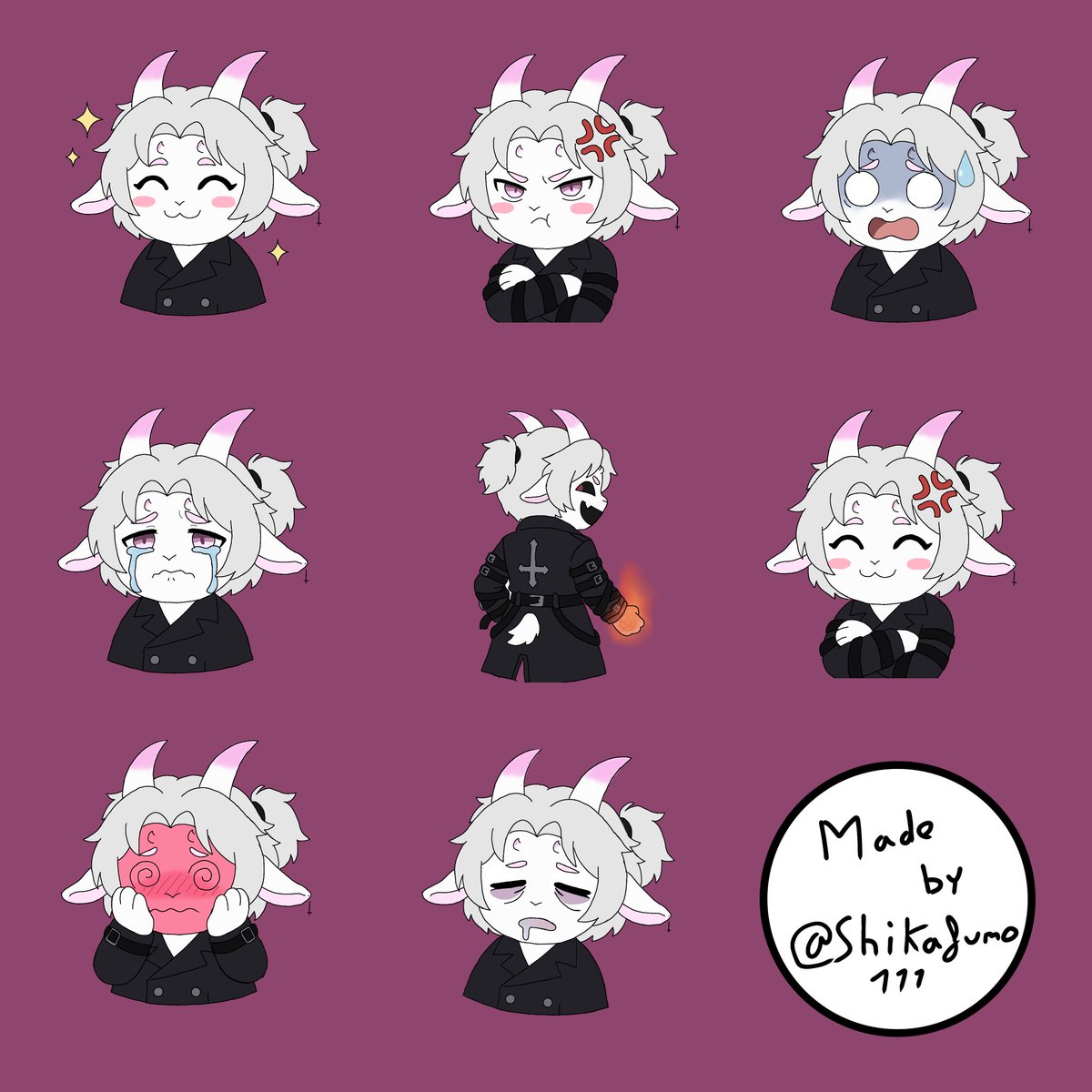 Stickers 🐐
#furry #stickers #art #smallartist