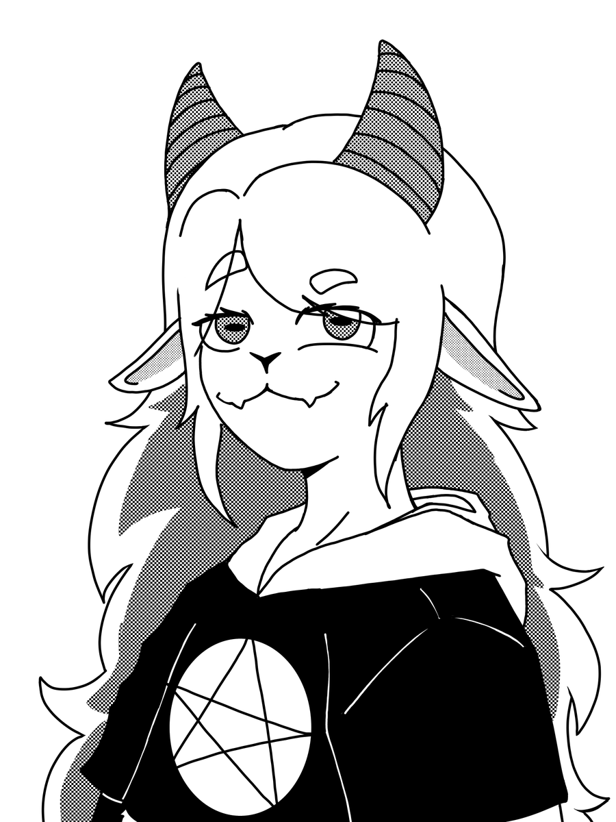 SLord00's tweet photo. Adorable Oc, I have a weakness for goats! @Leafy_Disaster https://t.co/B3h8OXN1Ec