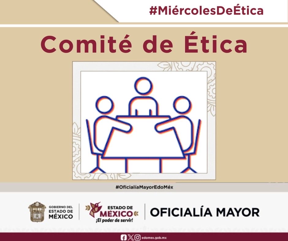 ¿Sabías qué...?
El Comité de Ética es el Órgano democráticamente conformado por personas servidoras públicas de cada uno de los niveles jerárquicos, tiene el propósito de implementar acciones preventivas, a fin de fortalecer la identidad profesional. 
#ElPoderDeServir