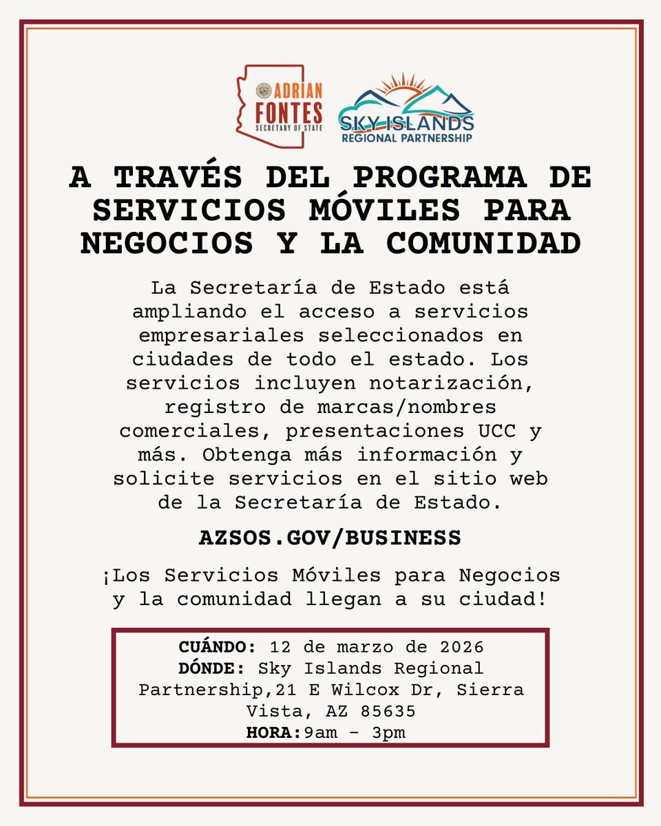 Arizona Secretary of State tweet media