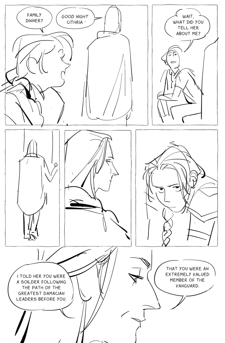 4/4
anyway this is about tianna crownguard, cithria and augatha crownguard and demacian women are feasting on my brain and i drew this in a fever