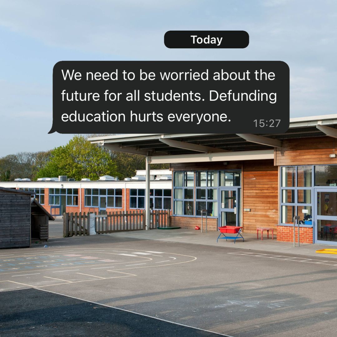 Stop School Cuts tweet media