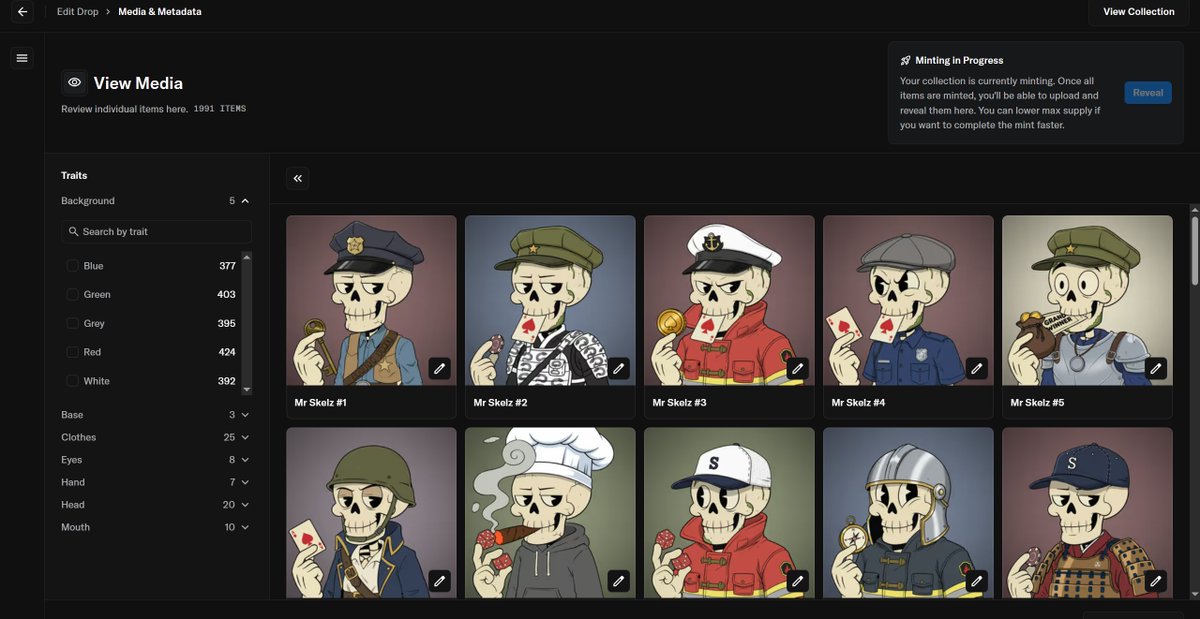 MrSkelz_'s tweet image. Public mint live!

The reveal happens once we're sold out!

Mint Link: opensea.io/collection/mr-…