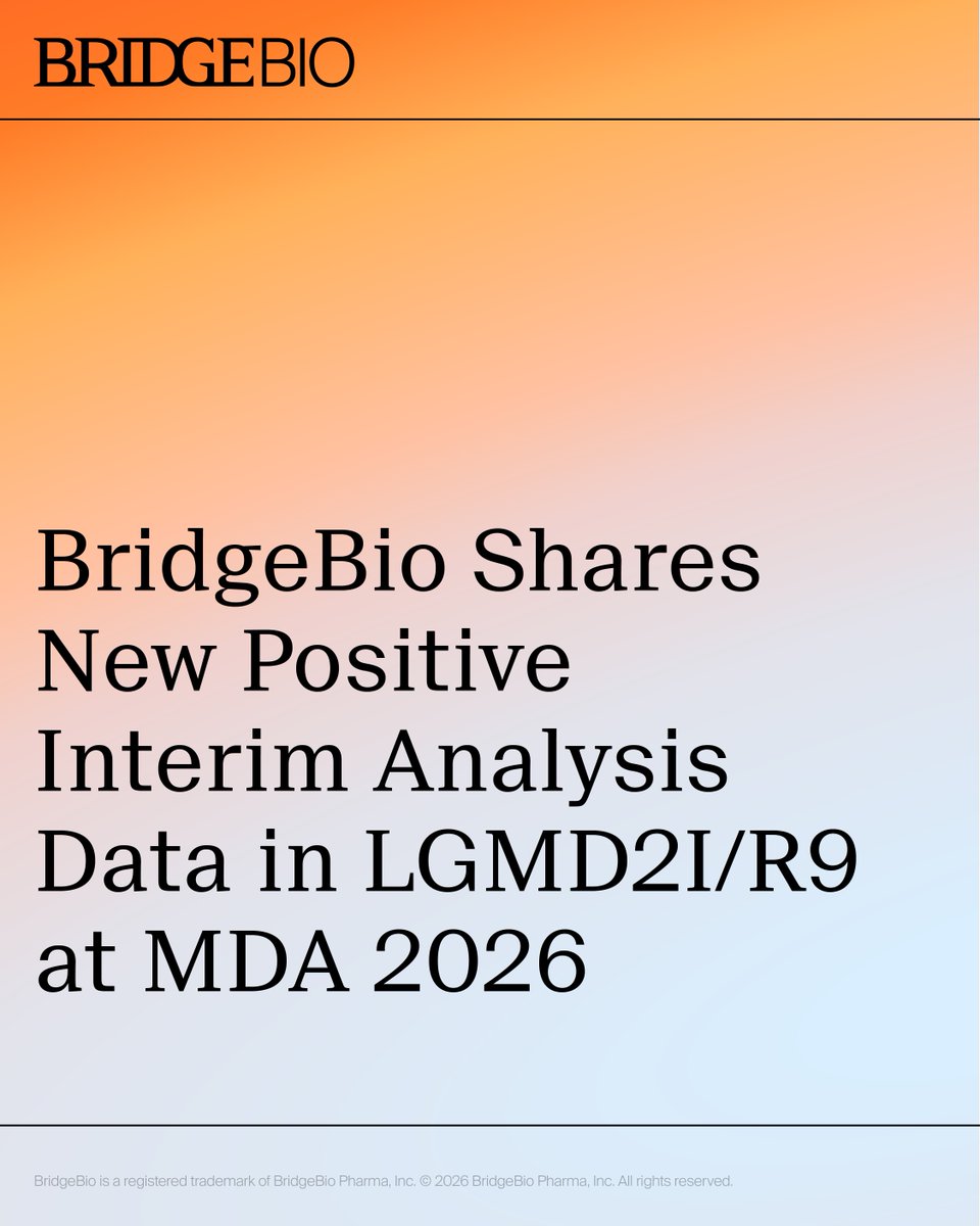 BridgeBio Pharma tweet media