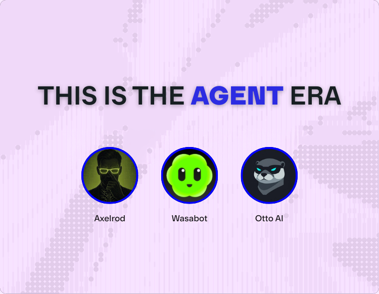 berkay_secil's tweet image. Autonomous AI agents are already trading and operating across DeFi.

Few examples on @base:
• @AIxVC_Axelrod: AI hedge fund agent combining fundamental, technical, onchain and sentiment signals to allocate across spot, yield and perps via @virtuals_io  ACP.

• @wasadotbot: